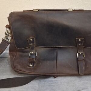 Kattee Leather Messenger Bag/Satchel Briefcase